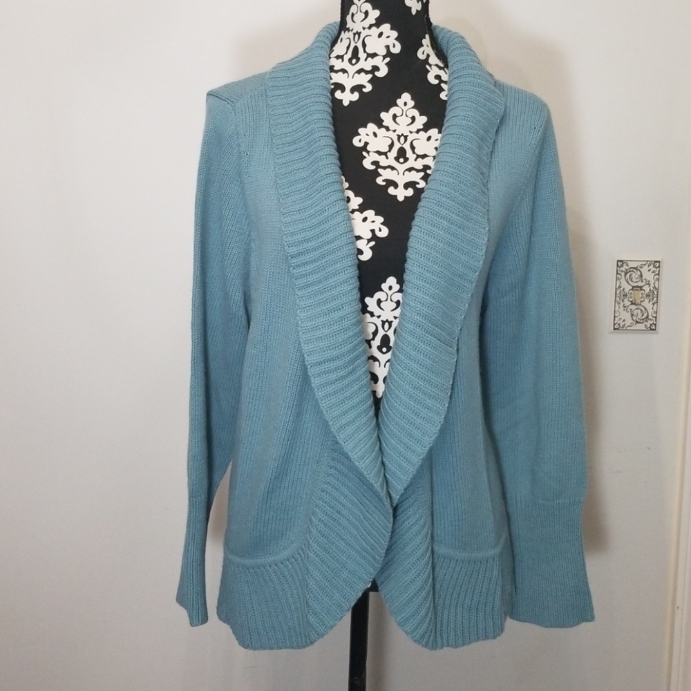 NWT Talbots aqua sweater women plus size 2X